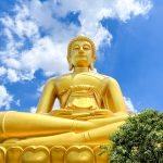 Standing Under the Giant Buddha
